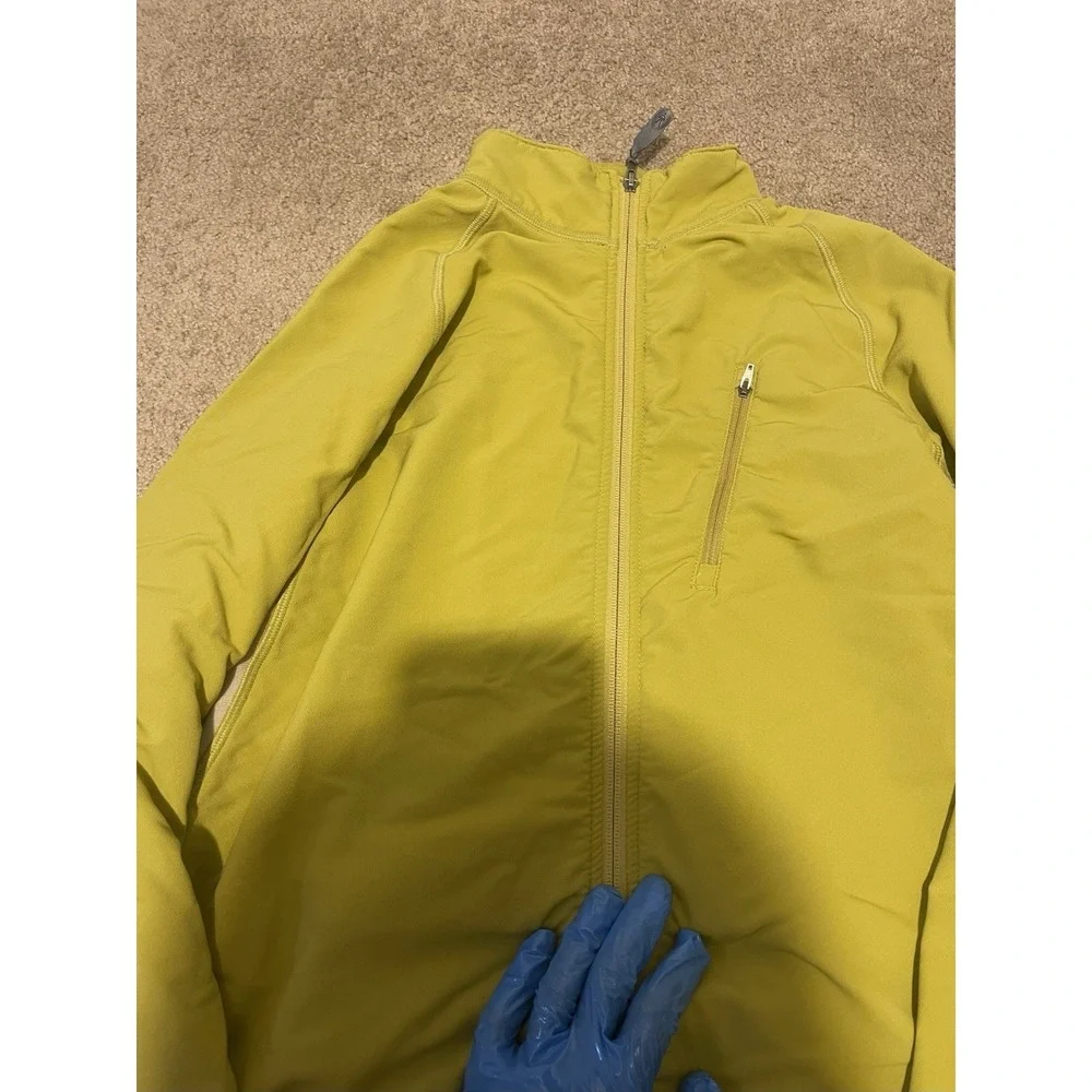 IBEX Men's CLIMAWOOL Full Zip Merino Jacket Yellow Sz Medium